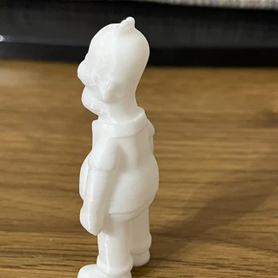 Mô hình 3D Homer Simpson đứng - Dễ dàng tô màu sáng tạo tại nhà
