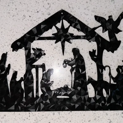 Cảnh Giáng Sinh (Christmas Nativity Scene) In 3D