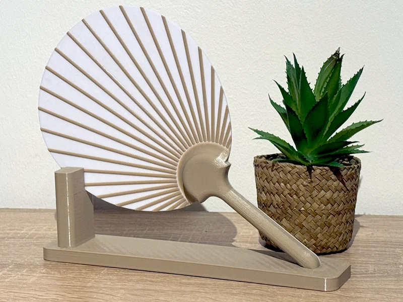 Quạt tay Uchiwa Nhật Bản (Japanese Uchiwa Hand Fan) - Image 1