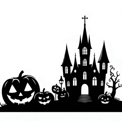 Trang trí treo tường Halloween: Mô hình Ngôi nhà ma ám (Haunted House)