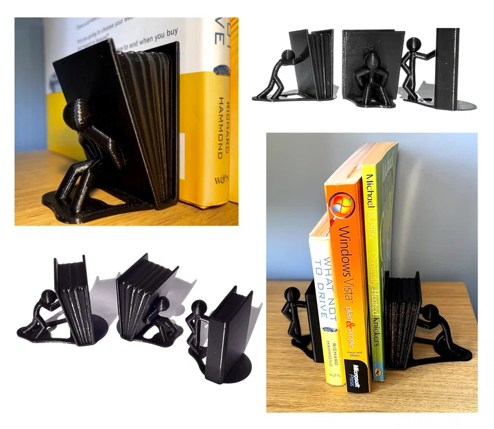 BookMates – Bộ chặn sách hình người que siêu “lực” - Image 1