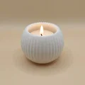 Nến Tròn Hiện Đại Dạng Gân – Đế Tealight (LED) - Thumbnail 2