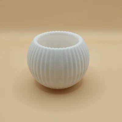 Nến Tròn Hiện Đại Dạng Gân – Đế Tealight (LED)