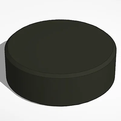 Mô hình Hockey Puck (Quả bóng khúc côn cầu) dễ in 3D tại nhà