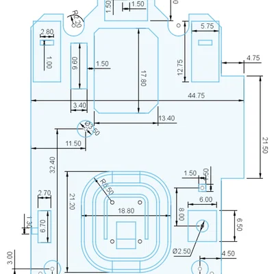 Mô hình thiết kế 3D PCB cho chuột VGN F1 (Hỗ trợ modding)