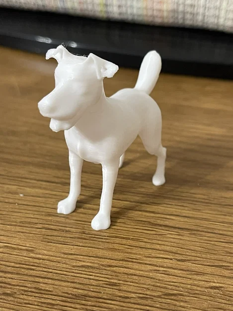 Mô hình chú chó 3D đáng yêu - Dễ dàng in và thỏa sức tô màu - Image 1