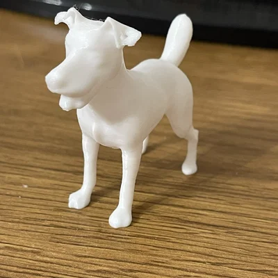 Mô hình chú chó 3D đáng yêu - Dễ dàng in và thỏa sức tô màu