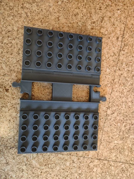 Ga tàu Duplo compatible với baseplate 2 mặt cho đường ray - Image 2