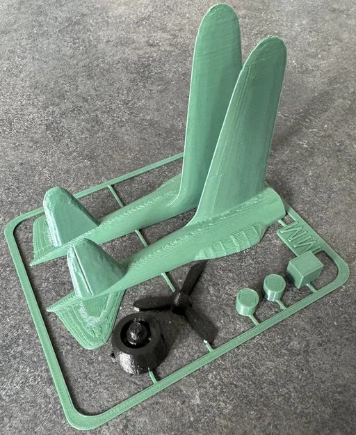 Mô hình lắp ráp máy bay A6M Zero Kit Card in 3D - Image 2