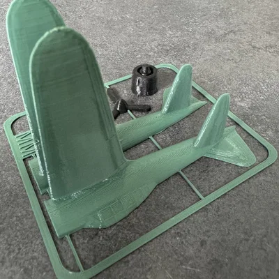 Mô hình lắp ráp máy bay A6M Zero Kit Card in 3D