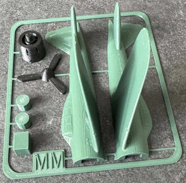 Mô hình lắp ráp máy bay A6M Zero Kit Card in 3D - Image 4