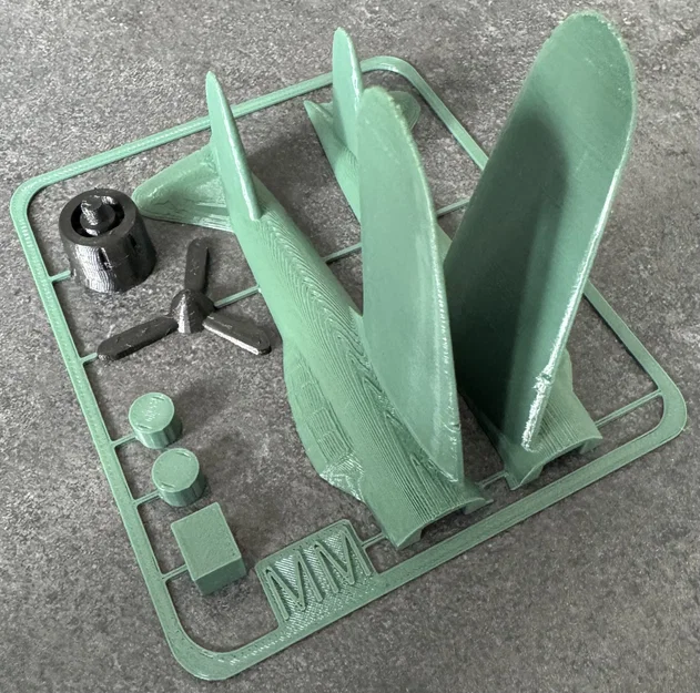 Mô hình lắp ráp máy bay A6M Zero Kit Card in 3D - Image 5