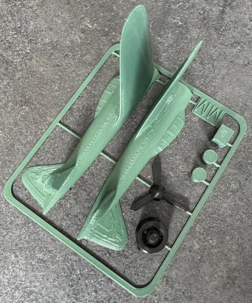 Mô hình lắp ráp máy bay A6M Zero Kit Card in 3D - Image 6