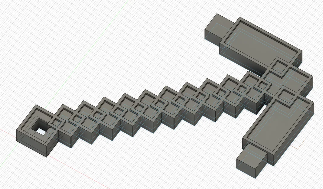 Cuốc Minecraft (Pickaxe Minecraft) - Image 1