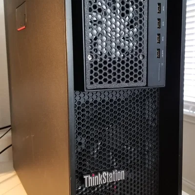 Lenovo P520: Chuyển khay optical drive sang 2x hard drive & quạt 80mm