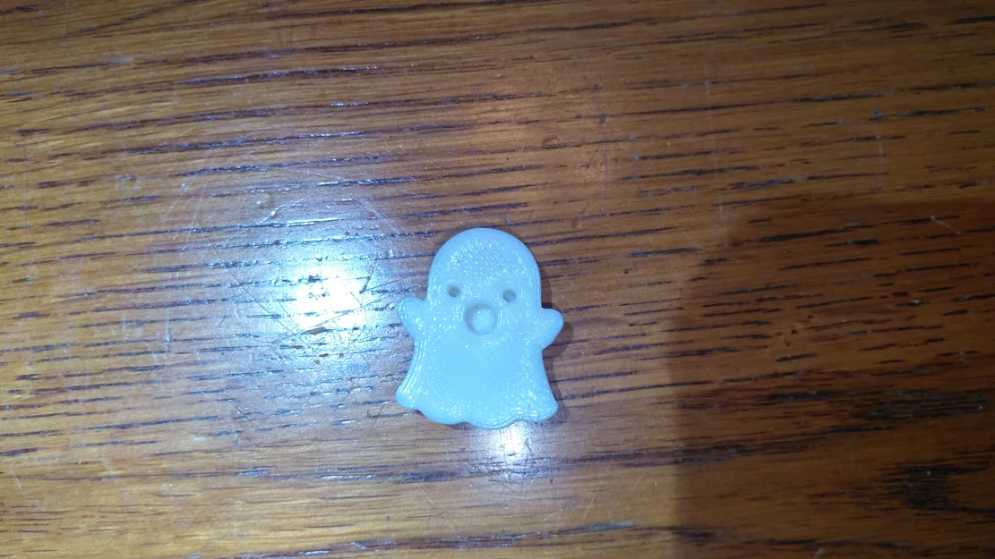Mô hình con ma nhỏ (Ghost) đáng yêu để in 3D trang trí Halloween - Image 1