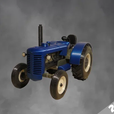 Tractor - Zetor 50 Super MKII không cabin (NO SUPPORTS) - MrHan/24