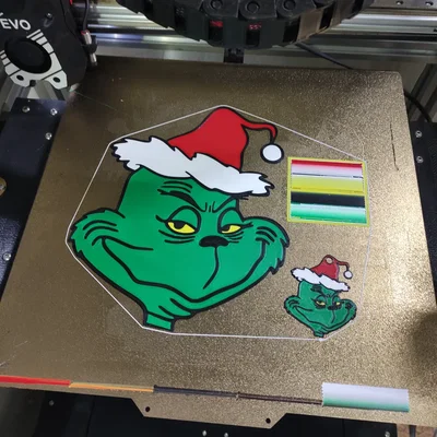 Grinch – Mô hình in 3D nhiều màu cho mùa Giáng Sinh