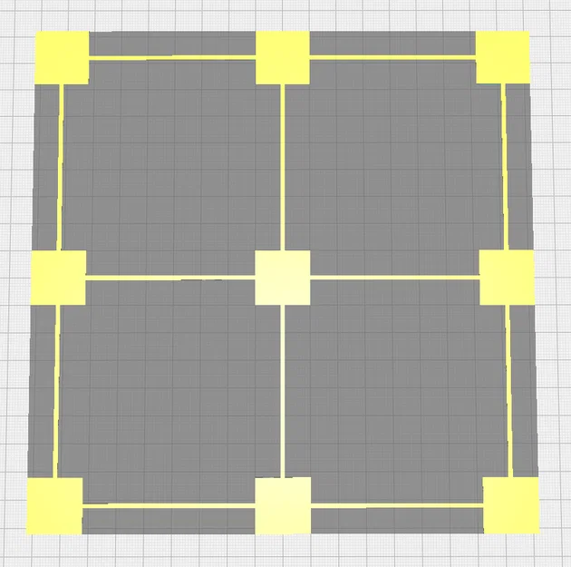 Mẫu kiểm tra độ cân bằng bàn in 3D (Bed Level Test) cho mọi máy in - Image 1