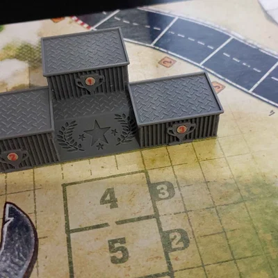 Bục vinh quang 3D cho board game Heat: Pedal to the Metal