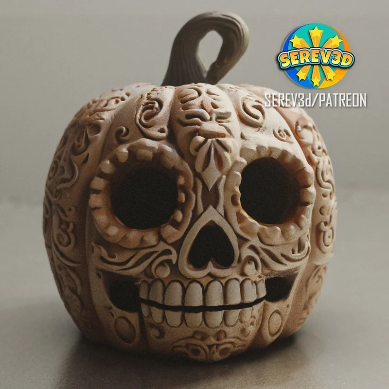 Đèn lồng bí ngô Day of the Dead Halloween (Lamp)