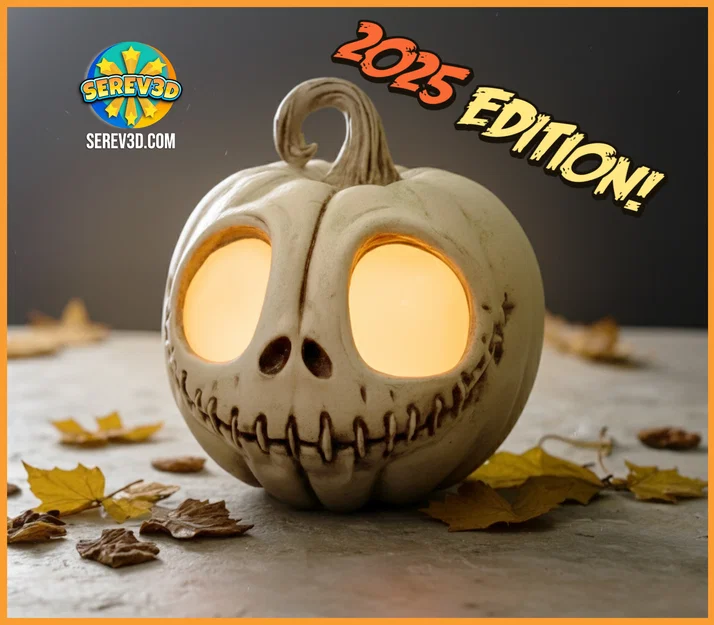 Jack Skellington Pumpkin - SEREV3d - Image 1