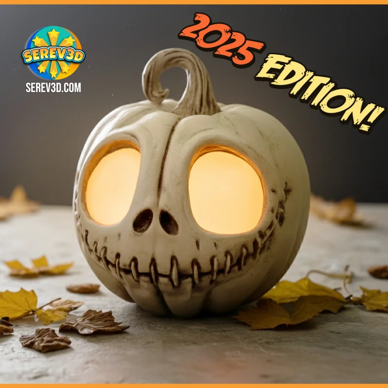Jack Skellington Pumpkin - SEREV3d