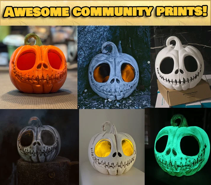 Jack Skellington Pumpkin - SEREV3d - Image 2