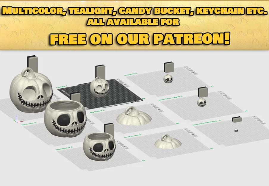 Jack Skellington Pumpkin - SEREV3d - Image 3