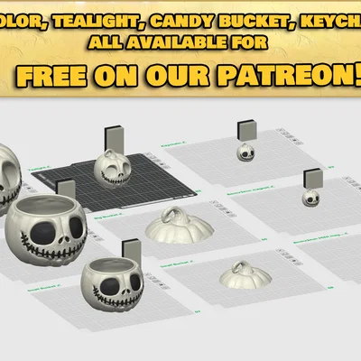 Jack Skellington Pumpkin - SEREV3d