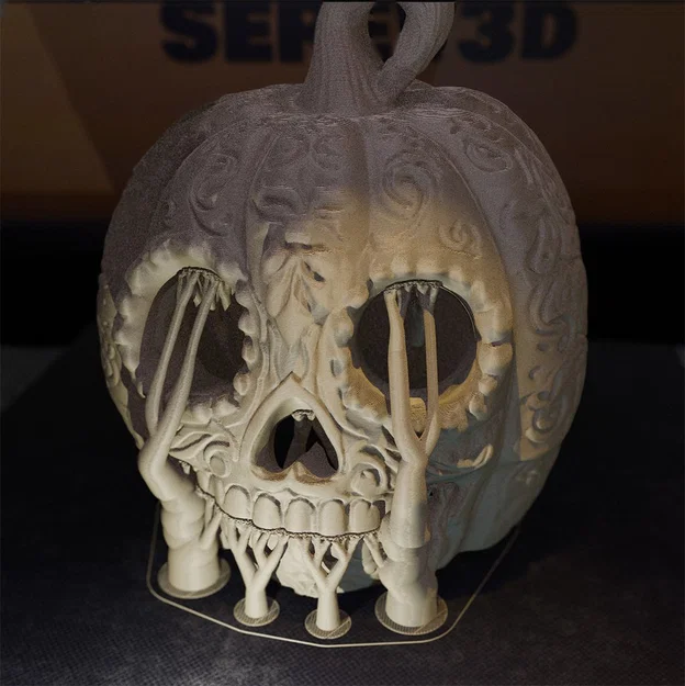 Đèn lồng bí ngô Day of the Dead Halloween (Lamp) - Image 9