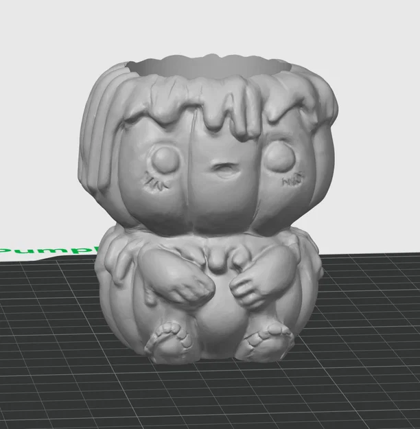 Chân nến bí ngô dễ thương – Print in Place, không supports – SEREV3d STL - Image 4