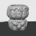 Chân nến bí ngô dễ thương – Print in Place, không supports – SEREV3d STL - Thumbnail 4