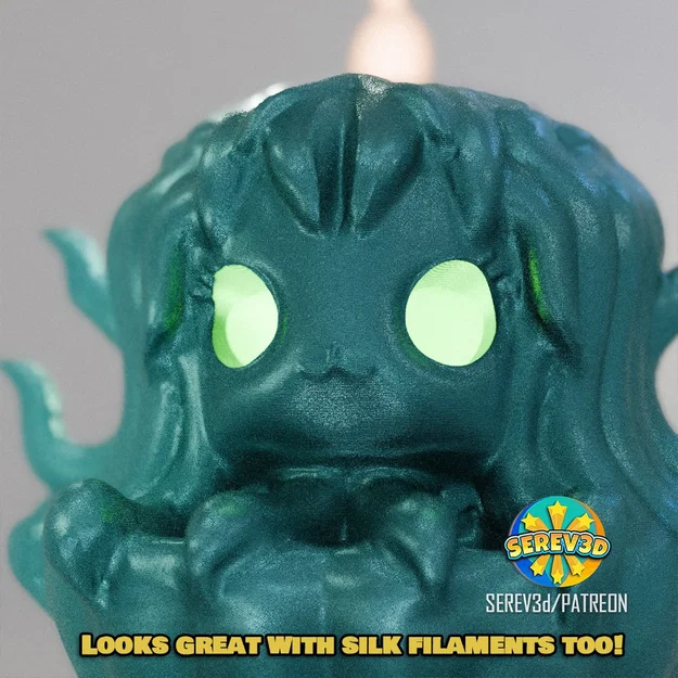 Đế nến Medusa dễ thương (Cute Medusa Candle Holder) - SEREV3d - Image 3