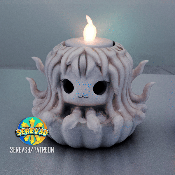 Đế nến Medusa dễ thương (Cute Medusa Candle Holder) - SEREV3d - Image 5