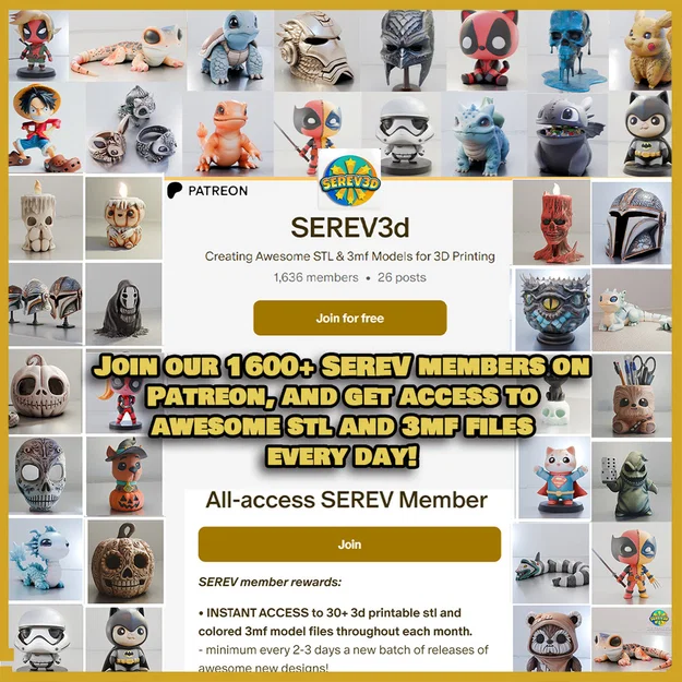 Đế nến Medusa dễ thương (Cute Medusa Candle Holder) - SEREV3d - Image 8