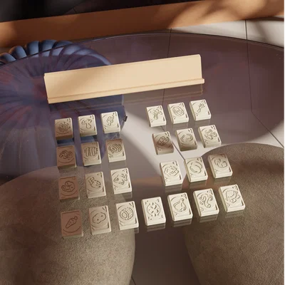 Tile game Palia CNY Hot Pot (kèm stands) - bộ in 3D