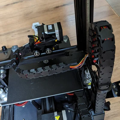 Ender 3 v2 Neo: Cable Chain 3 trục & Direct Drive extruder mount