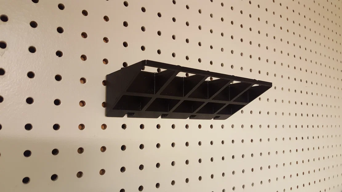 Ngàm Gridfinity gắn peg board chuẩn U.S. (tối đa 3x6) – Không cần Supports! - Image 2