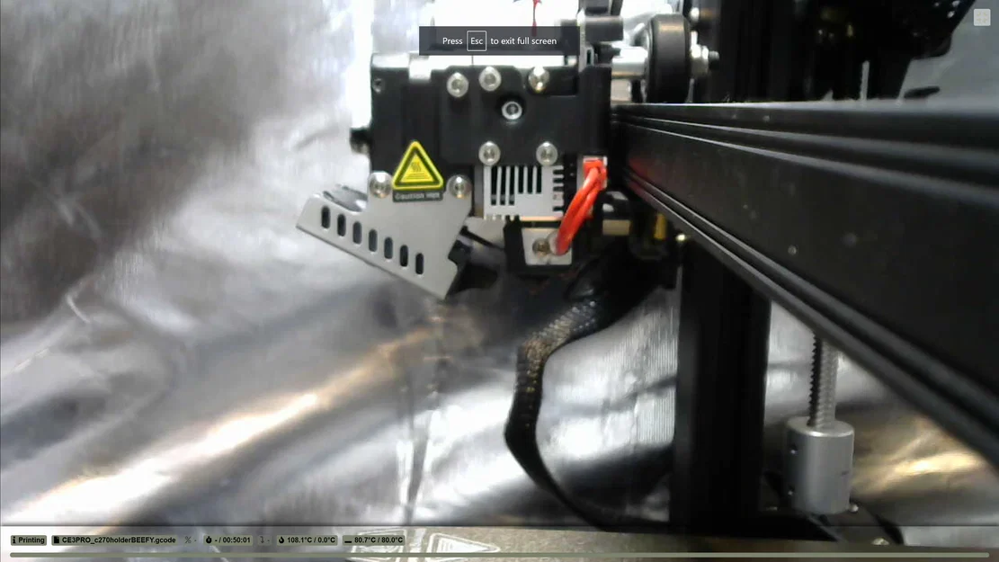 Ngàm gắn Logitech C270 cho Ender Pro S1 (Gắn bên hông) - Image 3