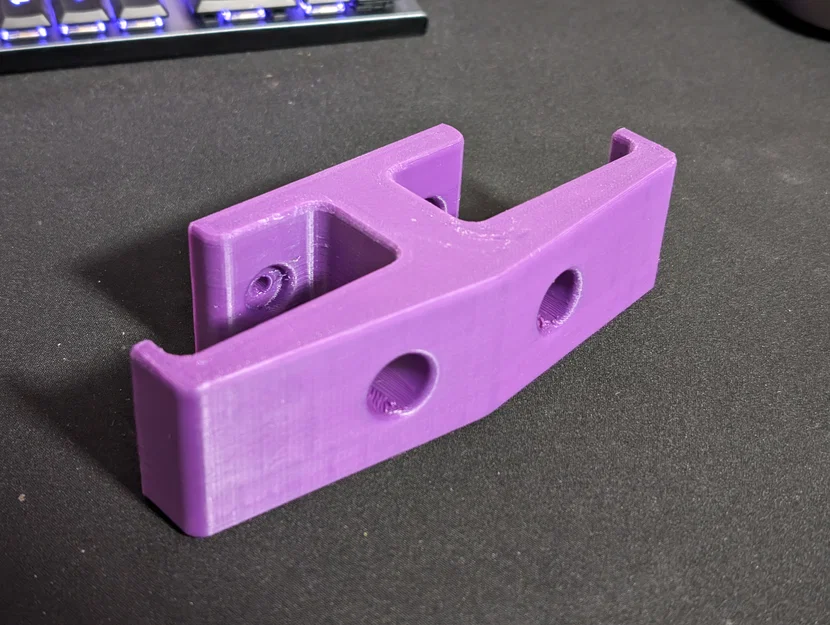 Móc treo tai nghe gắn dưới mặt bàn - Thiết kế bền bỉ, gọn gàng - Image 1