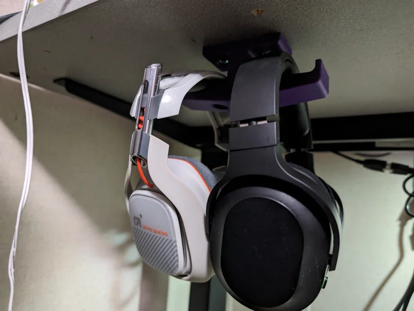 Móc treo tai nghe gắn dưới mặt bàn - Thiết kế bền bỉ, gọn gàng - Image 2