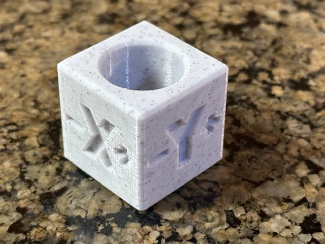 Calibration Cube 30mm với lỗ 20mm… 1