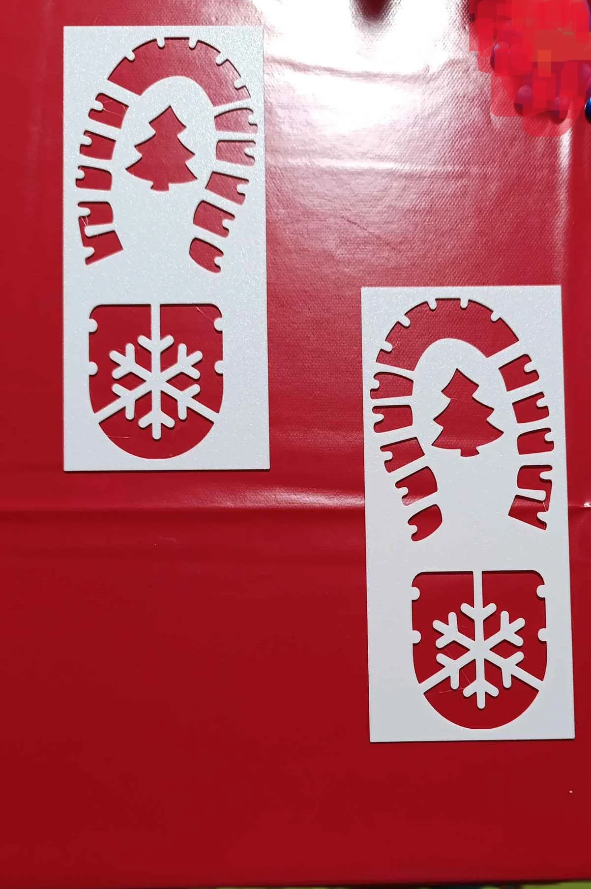 Khuôn Mẫu 3D Dấu Chân Ông Già Noel Trang Trí Giáng Sinh Độc… 1