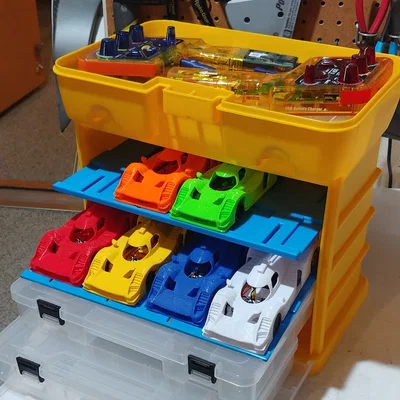 Khay Tool Box Harbor Freight cho Slot Cars