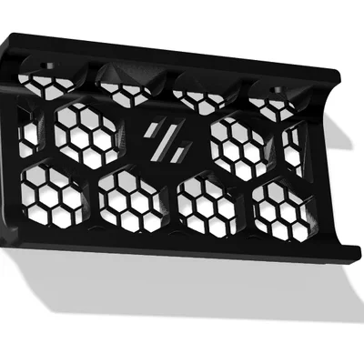 Voron 2.4 Front Skirt Screen-Delete (không màn hình) với lưới hex