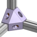 Ke góc vuông 3 chiều 1515 cho khung máy in 3D Voron 0 - Thumbnail 1
