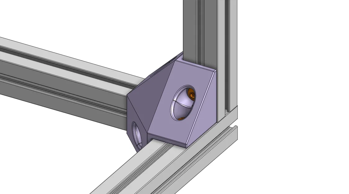 Ke góc vuông 3 chiều 1515 cho khung máy in 3D Voron 0 - Image 2