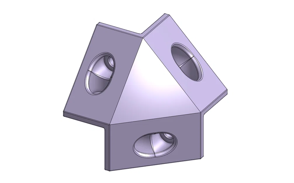 Ke góc vuông 3 chiều 1515 cho khung máy in 3D Voron 0 - Image 4