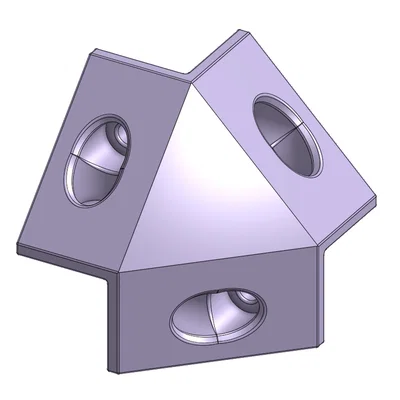 Ke góc vuông 3 chiều 1515 cho khung máy in 3D Voron 0